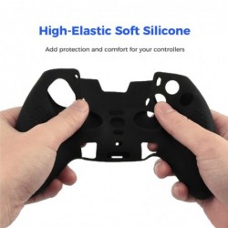 Housse antidérapante KOEBSHPE pour manette PS5 DualSense Edge, accessoires pour PS5 DualSense comprenant une housse pour DualSen