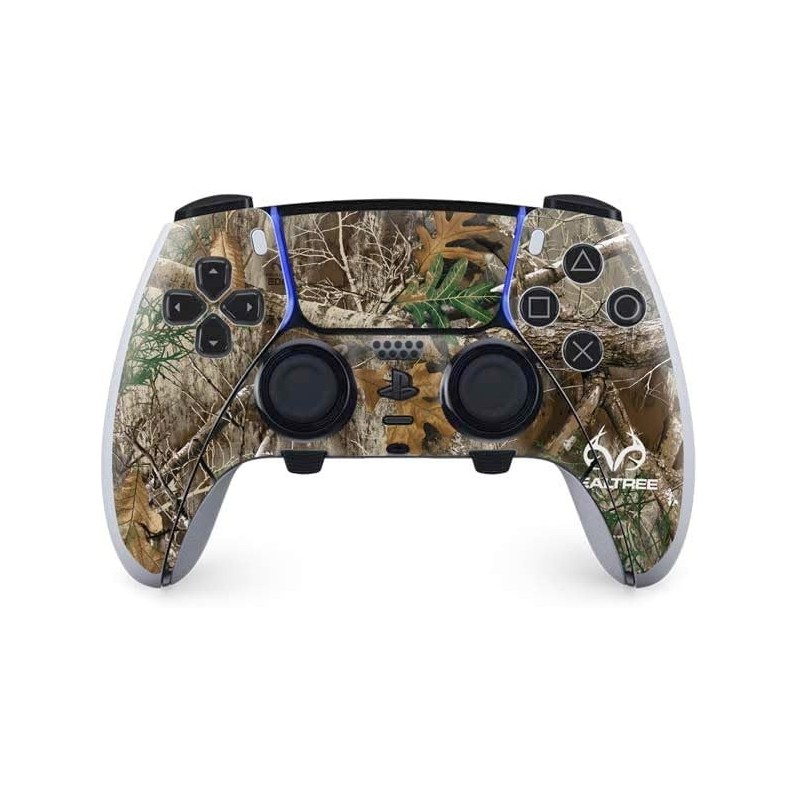 Skinit Decal Gaming Skin Compatible avec le contrôleur PS5 DualSense Edge Pro - Design camouflage Realtree Edge sous licence off