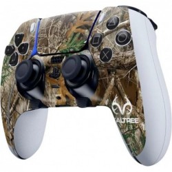 Skinit Decal Gaming Skin Compatible avec le contrôleur PS5 DualSense Edge Pro - Design camouflage Realtree Edge sous licence off