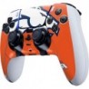 Skinit Decal Gaming Skin Compatible avec le contrôleur PS5 DualSense Edge Pro - Design de grand logo NFL Denver Broncos sous lic