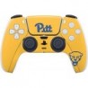 Skinit Decal Gaming Skin Compatible avec le contrôleur PS5 - Design jaune Pitt Panthers de l'Université de Pittsburgh sous licen