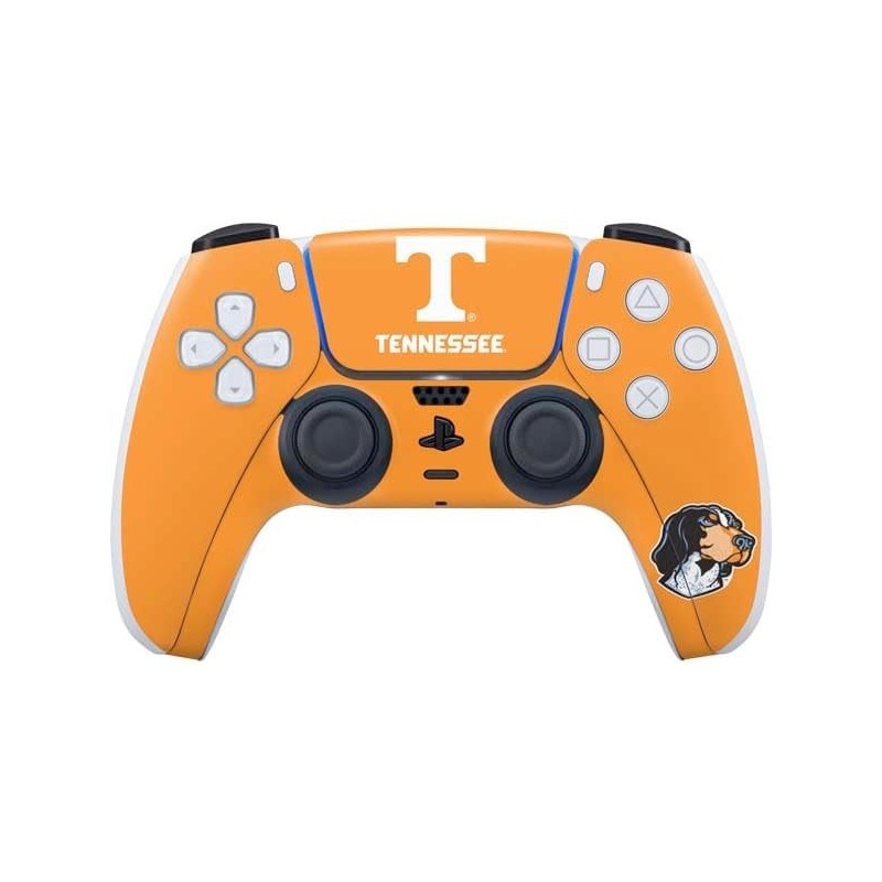 Skinit Decal Gaming Skin Compatible avec le contrôleur PS5 - Logo T de l'Université du Tennessee-Knoxville sous licence officiel