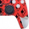 Skinit Decal Gaming Skin Compatible avec le contrôleur PS5 - Motif de logo Harley Quinn de DC Comics sous licence officielle