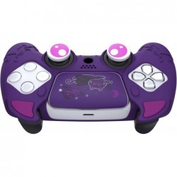 PlayVital Halloween Cute Demon Controller Silicone Case pour ps5, Kawaii Controller Cover Gamepad Skin Protector pour ps5 avec T