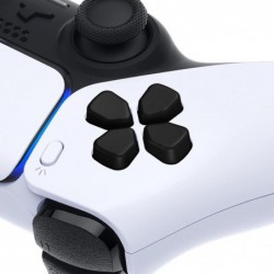 Boutons Dpad séparés ergonomiques eXtremeRate (boutons SDP) pour contrôleur PS5, boutons de direction Dpad indépendants noirs po