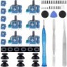 IKPEK Lot de 6 joysticks analogiques 3D de rechange pour manette PS5, pièce de joystick avec kit de tournevis de réparation pour