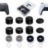 Lot de 16 poignées de pouce antidérapantes surélevées pour manette de jeu FPS pour PS5/4, Switch Pro Con-Precision Rings, Assist