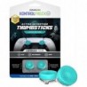 KontrolFreek Lotus pour PlayStation 5 (PS5) et PlayStation 4 (PS4) | Joysticks de performance | 2 concaves mi-hauteur | Bleu sar