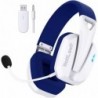 Casque de jeu sans fil pour PS5, PS4, PC, Mac, Switch, casque supra-auriculaire Bluetooth avec micros amovibles et intégrés, fai