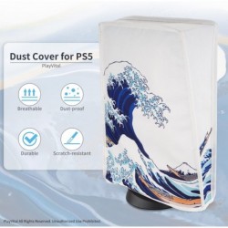 Housse anti-poussière PlayVital pour PS5, doublure douce et soignée, protection anti-poussière pour console PS5, housse de prote