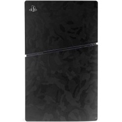 Skinit Decal Gaming Skin Compatible avec la console PS5 Slim Digital Edition - Motif camouflage Black Shadow