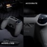 GeekShare GSTAC Tactical PS5 Controller Skin Set, Housse de protection en silicone antidérapante pour manette sans fil PS5 avec 