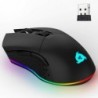 Souris de jeu sans fil rechargeable Klim Blaze RGB + capteur haute précision + 7 boutons personnalisables + jusqu'à 6000 DPI + c