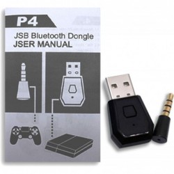 Adaptateur de dongle Bluetooth RALAN pour PS4/PS5, mini microphone sans fil, adaptateur audio USB 4.0, récepteur compatible avec