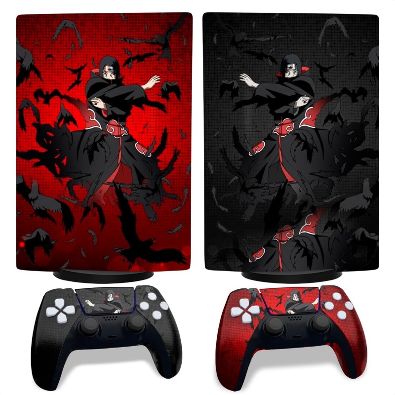 Skins Anime pour PS5 Disk Edition - Couverture pour contrôleur PS5 Autocollants pour PS5 Skin en vinyle Anime pour contrôleur PS