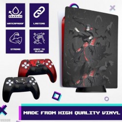 Skins Anime pour PS5 Disk Edition - Couverture pour contrôleur PS5 Autocollants pour PS5 Skin en vinyle Anime pour contrôleur PS