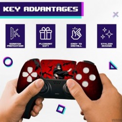 Skins Anime pour PS5 Disk Edition - Couverture pour contrôleur PS5 Autocollants pour PS5 Skin en vinyle Anime pour contrôleur PS