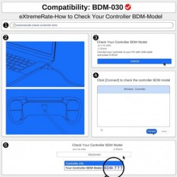 Kit de clic complet eXtremeRate Strong Version pour manette PS5 BDM-030 Boutons Dpad pour visage d'épaule, kit de déclenchement 