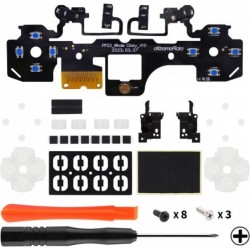 Kit de clic complet eXtremeRate Strong Version pour manette PS5 BDM-030 Boutons Dpad pour visage d'épaule, kit de déclenchement 