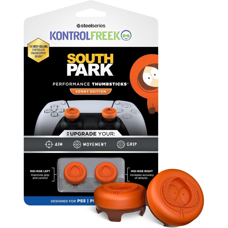 Manettes de jeu KontrolFreek South Park : édition Kenny Performance pour manettes PlayStation 4 (PS4) et PlayStation 5 (PS5) | M