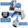 Support de téléphone pour manette PS5 – Clip de support de téléphone portable réglable pour Playstation 5 Dualsense, clip de jeu