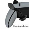 Lot de 4 palettes arrière pour manette PS5 Dualsense Edge, palettes arrière de rechange pour manette PS5 Edge, pièces de poignée