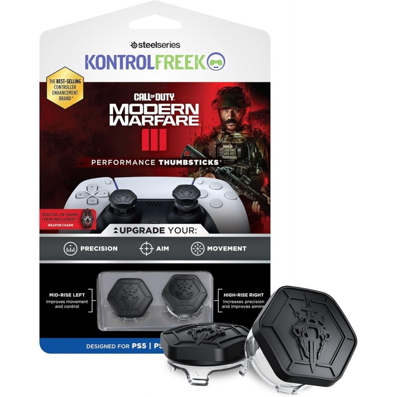 Manettes de jeu KontrolFreek Call of Duty: Modern Warfare III Performance pour PlayStation 4 (PS4) et PlayStation 5 (PS5) | 1 Hi