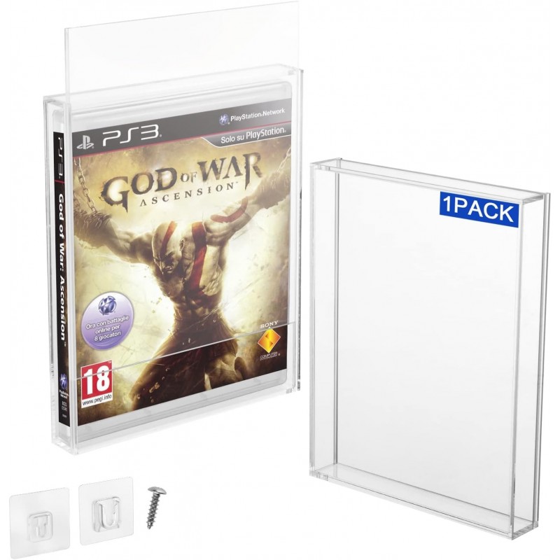 Boîtier de protection de boîte de jeu vidéo en acrylique transparent pour boîtier de jeu PS3, PS4, PS5 et Xbox One, support de r