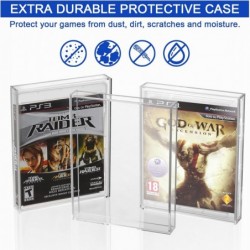 Boîtier de protection de boîte de jeu vidéo en acrylique transparent pour boîtier de jeu PS3, PS4, PS5 et Xbox One, support de r