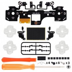 Kit de clic complet eXtremeRate Strong Version pour manette PS5 BDM-040 Boutons Dpad pour visage d'épaule, kit de déclenchement 