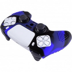 eXtremeRate PlayVital 3D Studded Edition Housse en silicone antidérapante pour manette PS5, étui de protection en caoutchouc sou