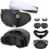 Ensemble de housses de protection VR pour PlayStation VR2, housse de casque PSVR2 en silicone et coussin de protection pour le v