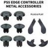 Manettes en métal pour manette PS5 Edge, 4 boutons de déclenchement de palettes arrière de remplacement pour manette PS5 Dualsen