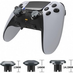 Manettes en métal pour manette PS5 Edge, 4 boutons de déclenchement de palettes arrière de remplacement pour manette PS5 Dualsen