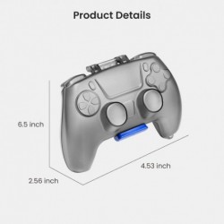 tomtoc Étui de protection pour manette PS5, coque rigide de protection pour manette sans fil Playstation 5 DualSense, antichoc, 