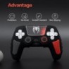 ECHZOVE Housse de protection pour manette PS5, coque en silicone antidérapante compatible avec manette PS5 avec capuchons de poi