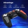 ECHZOVE Housse de protection pour manette PS5, coque en silicone antidérapante compatible avec manette PS5 avec capuchons de poi