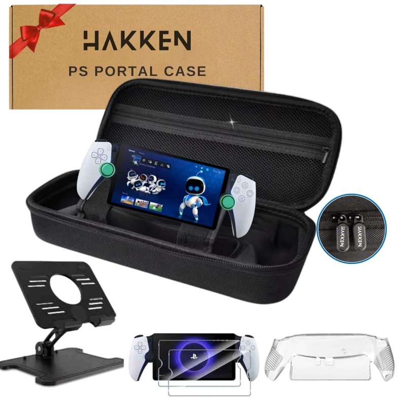 Étui de transport HAKKEN PlayStation Portal EVA, la console PS5 contient des accessoires avec des accessoires Playstation. Étui 