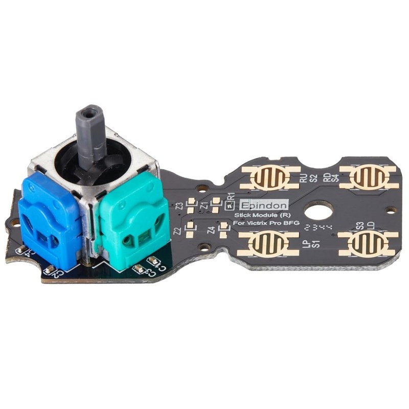 Module de remplacement pour joystick à effet Hall Epindon compatible avec les contrôleurs sans fil Victrix Pro BFG (versions PS5