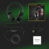 Casque de jeu A88 avec microphone, casque stéréo filaire antibruit supra-auriculaire avec micro pour PC, PS5, Xbox One Series X/