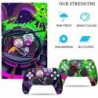 DREAMPASS Convient pour PS5 Slim Skin - Disque CD Version disque Console et accessoires de contrôleur Coffret cadeau de peau de 