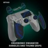 Manette sans fil Nitho ADONIS compatible avec PS4, PC, iOS et Android, PS5 (avec jeux PS4 uniquement), manette de jeu avec doubl