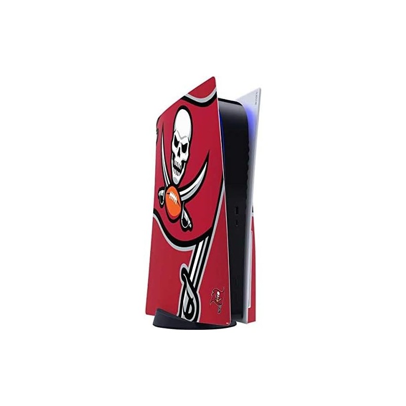 Skinit Decal Gaming Skin compatible avec la console PS5 - Design de grand logo NFL Tampa Bay Buccaneers sous licence officielle