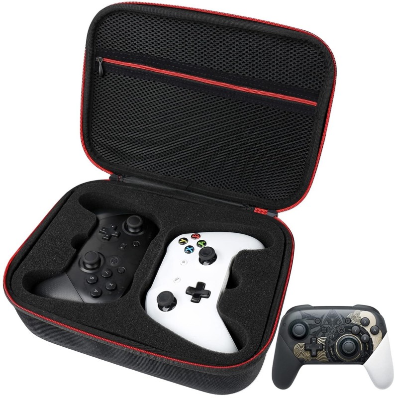 Étui de transport pour manette Younik, étui de protection rigide pour 2 manettes, compatible avec PS-5, PS-4, X-box 1, Switch Pr