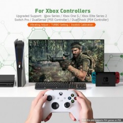 Adaptateurs de contrôleur, adaptateur sans fil BIGBIG WON R100 Pro pour contrôleur Xbox One X|S/contrôleur Xbox Series X|S/contr