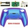 Kit de remappage Rise 2.0 programmable eXtremeRate Chameleon Purple Blue pour contrôleur PS5 BDM-010 020, carte de mise à niveau