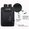 Sac à dos de jeu ZLDYPINK compatible avec la console PlayStation 5, étui de transport de protection pour PS5, sac de rangement d