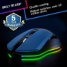 Souris Gaming Sans Fil Rechargeable KLIM Blaze RGB Nouveauté 2024 - Capteur Haute Précision et Batterie Longue Durée - 7 Boutons