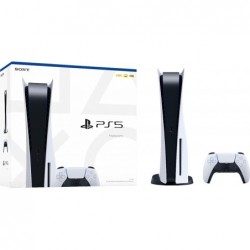 Console PS5 Playstation 5 version disque - Jeux TV 4K. Sortie 8K 120 Hz, GDDR6 16 Go, SSD 825 Go, WiFi 6, Bluetooth 5.1^