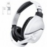 Casque de jeu sans fil avec microphone antibruit pour PS5, PC, PS4, casque de jeu 2,4 G/Bluetooth avec connecteur USB et Type-c,